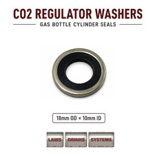 CO2 Regulator Washers Gas Bottle Cylinder Seals Beer Dispense 5 10 15 20 Pack
