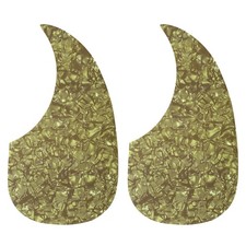 Acoustic Guitar Pickguard Fit for 40/41 Inch, Yellow 2pcs