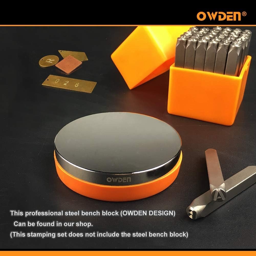 Metal Stamps Set 36Pcs Steel Number Letter Punching Jewelry Craft HRC 58-62