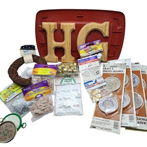 Vintage Mixed Craft Lot DIY Supplies 1970s 1980s 1990s Original Packages