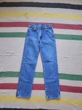 70s vintage Wrangler Cowboy Cut Men's Blue Denim Straight Jeans cowboy fit