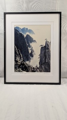  Guo Ji Liang Signed Photo Mt Huang Of E China Framed Landscape Photography