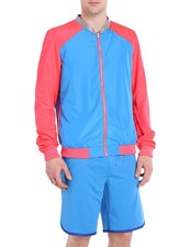 Diesel Mens Roger Reversible Windbreaker Jacket X-Small XS Pink  Blue - NWT