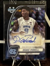 2024-25 Bowman U Chrome - Chrome Prospect Autographs Drake Powell Black Wave