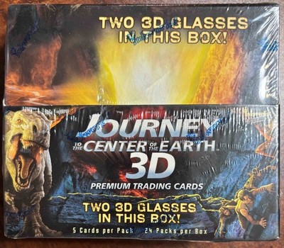 2008 JOURNEY TO THE CENTER OF THE EARTH IN 3D FACTORY SEALED BOX OF 24 PACKS