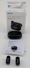 BOYA Mini 2 Wireless Lavalier Microphone Clip-On Mic for iPhone/iPad