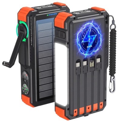 Extralink Solar Powerbank 20000mAh 20W PD Qi Wireless Dynamo LED