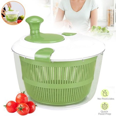 Salatschleuder Salattrockner 5L Gemüseschleuder Gemüsetrockner Salad Spinner