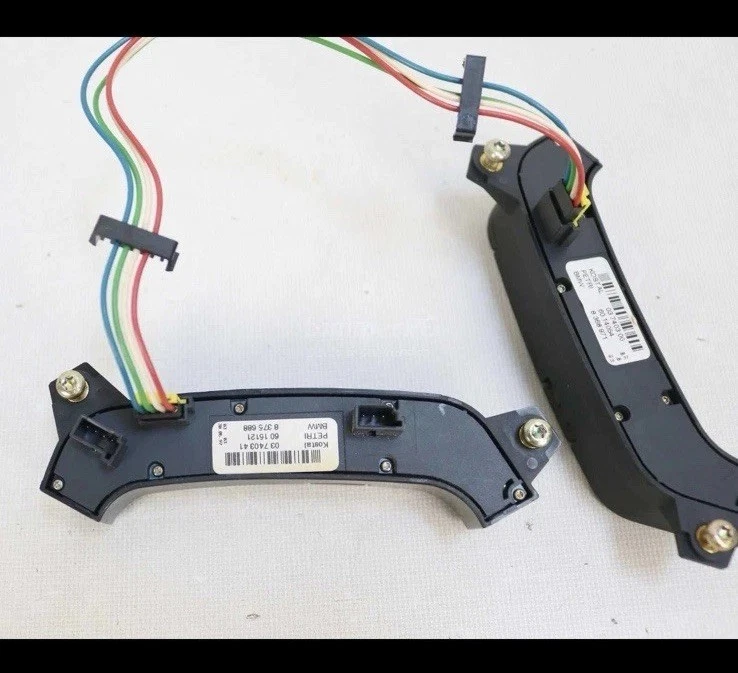 Controles de botones de volante radio calefacción BMW E39 540i 528i E38 740i 1997 OEM Foto 3 de 4
