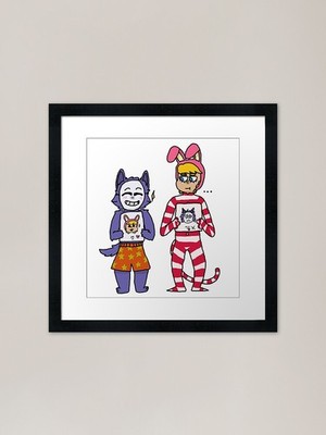 I Drew You! Gerahmter Kunstdruck gerahmtes Wandbild Poster Leinwanddruck Bild