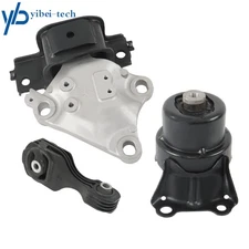 3PCS Engine Motor & Auto Transmission Mount For Honda City Fit 1.5L L4 2014-2020