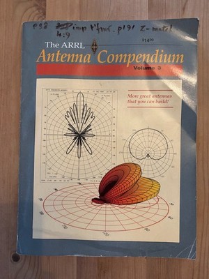 The ARRL Antenna Compendium Book Volume 3 1992