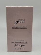 Philosophy Amazing Grace Luminous Body Oil Shimmer 4 fl oz NEW SEALED BOX