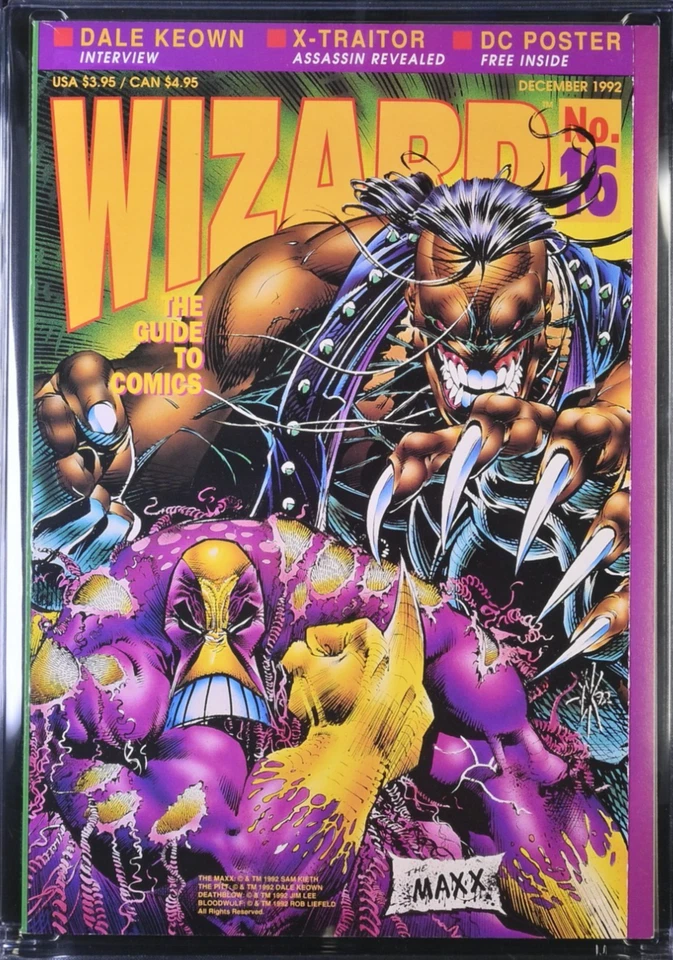 Wizard Magazine #16 CGC Graded 9.4 NM Jim Lee & Rob Liefeld Cover 1992 Image - Image 4 of 4