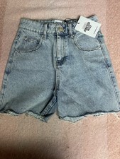 NWT Princess Polly Laurena Denim Shorts Size 2