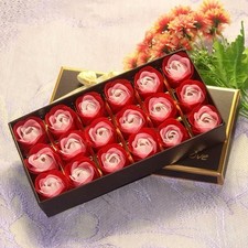 18Pcs Scented Bath Soap Rose Petal in Box