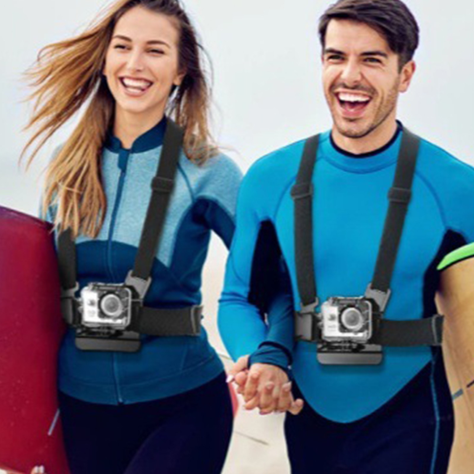 Chest Mount Harness Strap Adjustable Action Camera Chest Strap Harness 