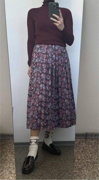Women Laura Ashley Skirt Multicolor Cotton 34 / XS