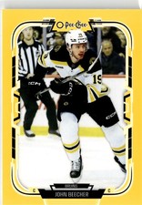 2025-26 O-Pee-Chee #103 John Beecher Yellow Border