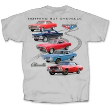 Joe Blow T's Chevy Nothing But Chevelle Mens T-Shirt 1964 1966 1967 SS 396 1969