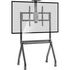 Smart Board Stand for 42-75" Interactive Whiteboards TVs - Mobile Cart with...