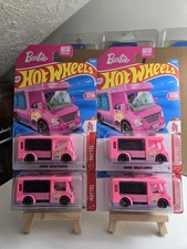 Brand New 2026 Hot Wheels Pink Barbie Dream Camper Mattel 1/5 21/250 Lot Of 4