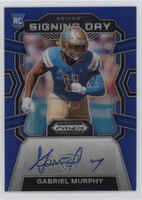 2024 Panini Prizm Draft Picks Signing Day Blue 86/149 Gabriel Murphy Auto 1co7