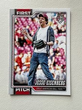 2025 Topps Series 1 Jesse Eisenberg #FP-5 First Pitch Great American Ball Park