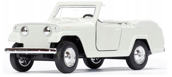 Welly 1967 Jeepster Commando Roadster Ivory MaßStab 1:34 1:39 4,5 Zoll Auto-image