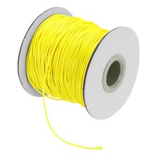 Waxed Cord 1mm Waxed Thread 87 Yard Wax String Leather Cord Yellow 