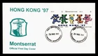 DR WHO 1997 MONTSERRAT FDC HONG KONG EXPO BEAR STRIP M70435