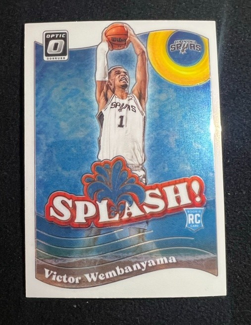 Victor Wembanyama 2023-24 Panini Donruss Optic Splash RC #6 -2