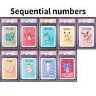 Set 9 PSA 10 POKEMON OLD MAID CHARMANDER BULBASAUR EEVEE PIKACHU SQUIRTLE Gengar