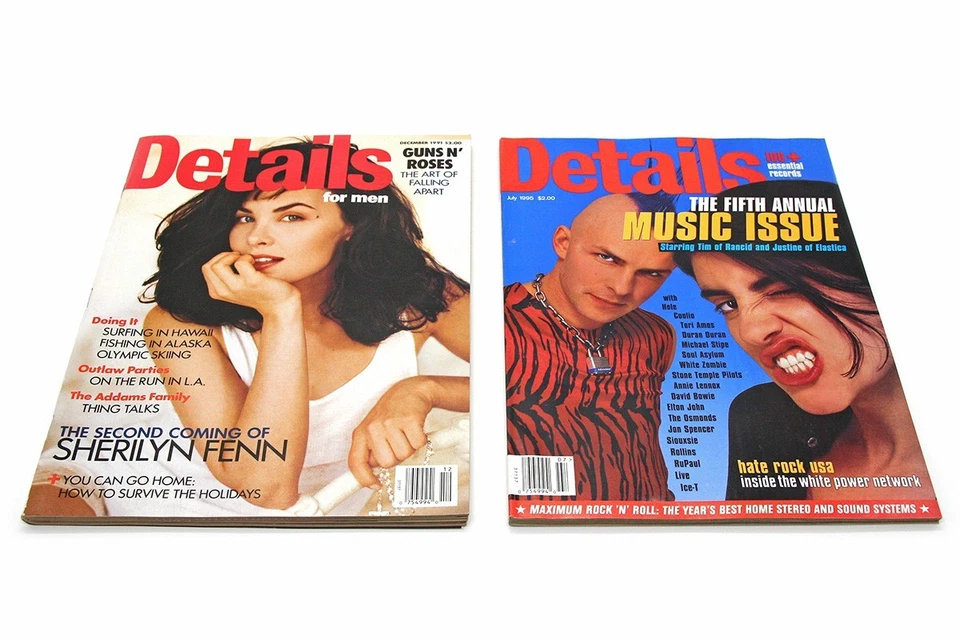 Lot of Vtg ('91-99) Various "Details" Magazines (13), by Condé Nast Publications Foto 2 de 4