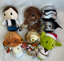 Hallmark Itty Bittys Star Wars Lot Of 6 Solo, Ackbar, Phasma, C-3PO, Yoda, Chewy