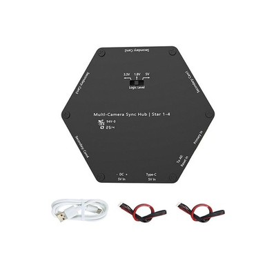 Multi-Camera Star-type Sync Hub for ORBBEC Gemini 330 Series/2/Astra 2 Depth Cam