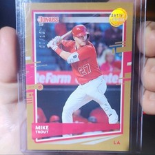 2020 Donruss BB - Mike Trout #129 Gold Artist Proof /10