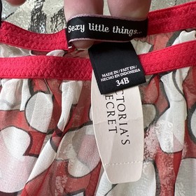 Victoria&rsquo;s Secret Sexy Little Things Heart Print Babydoll Top Size 34B Lingerie