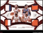 2024 Flawless Ruby Jalen Brunson Karl-Anthony Towns Bridges GAME USED PATCH /15