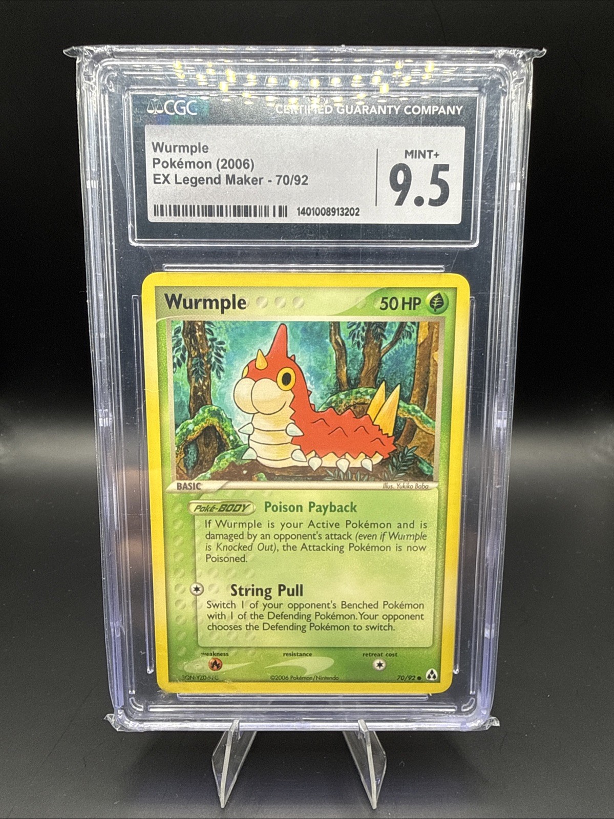 Wurmple 70/92 Legend Maker Regular CGC 9.5