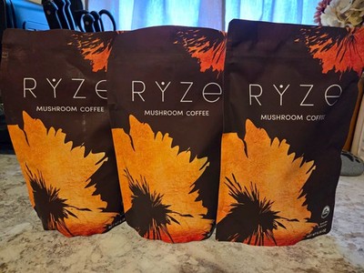 RYSE Organic Mushroom Coffee   3-Pack, 30 Servings per Box