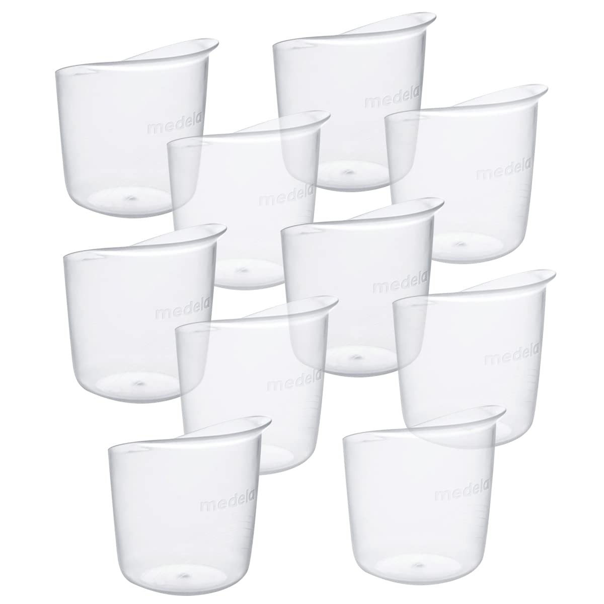 Vasitos réutilisables diplômés lot de 10 gobelets gradués 250ml - 2