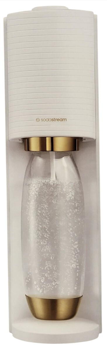 SodaStream Special Edition Terra Gold & White 1L Bottle Sparkling