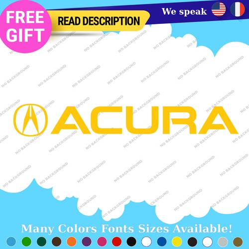 Fits Acura RSX Decals Stickers Vinyl Integra DC2 JDM TSX TLX RDX NSX Type VTEC - Picture 43 of 84