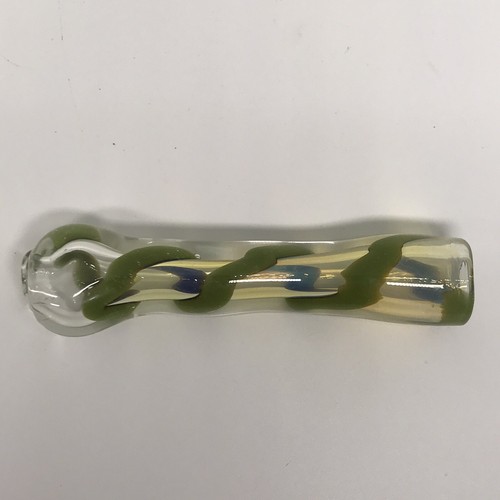 HEAVY HAND PIPA USA TOBACCO ART CHILLUM 3” SMOKING BOWL 1 ONE HITTER BLOWN GLASS - Picture 3 of 11