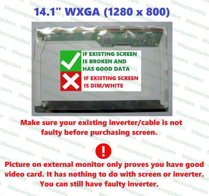 ACER ASPIRE 3680-2682 LAPTOP LCD Screen 14.1