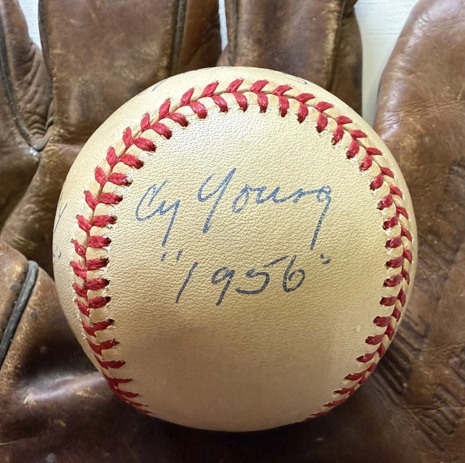 Don Newcombe Signed Autographed Lifetime Stats National League (ONL) Baseball - Image 2 of 4