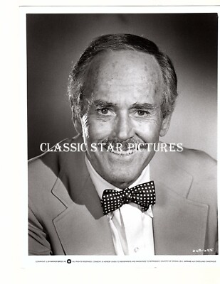 BB880 Henry Fonda close up The Swarm 1978 8 x 10 vintage photograph