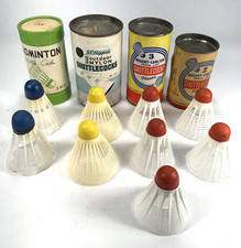 Vintage Badminton Shuttlecocks Original Container - Higgins Regent-Carlton Japan