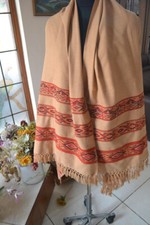 CHRISTMAS GIFT HIMALYAN KULLU ETHNIC PASHMINA WRAP TRIBAL ART YAK WOOL SHAWL